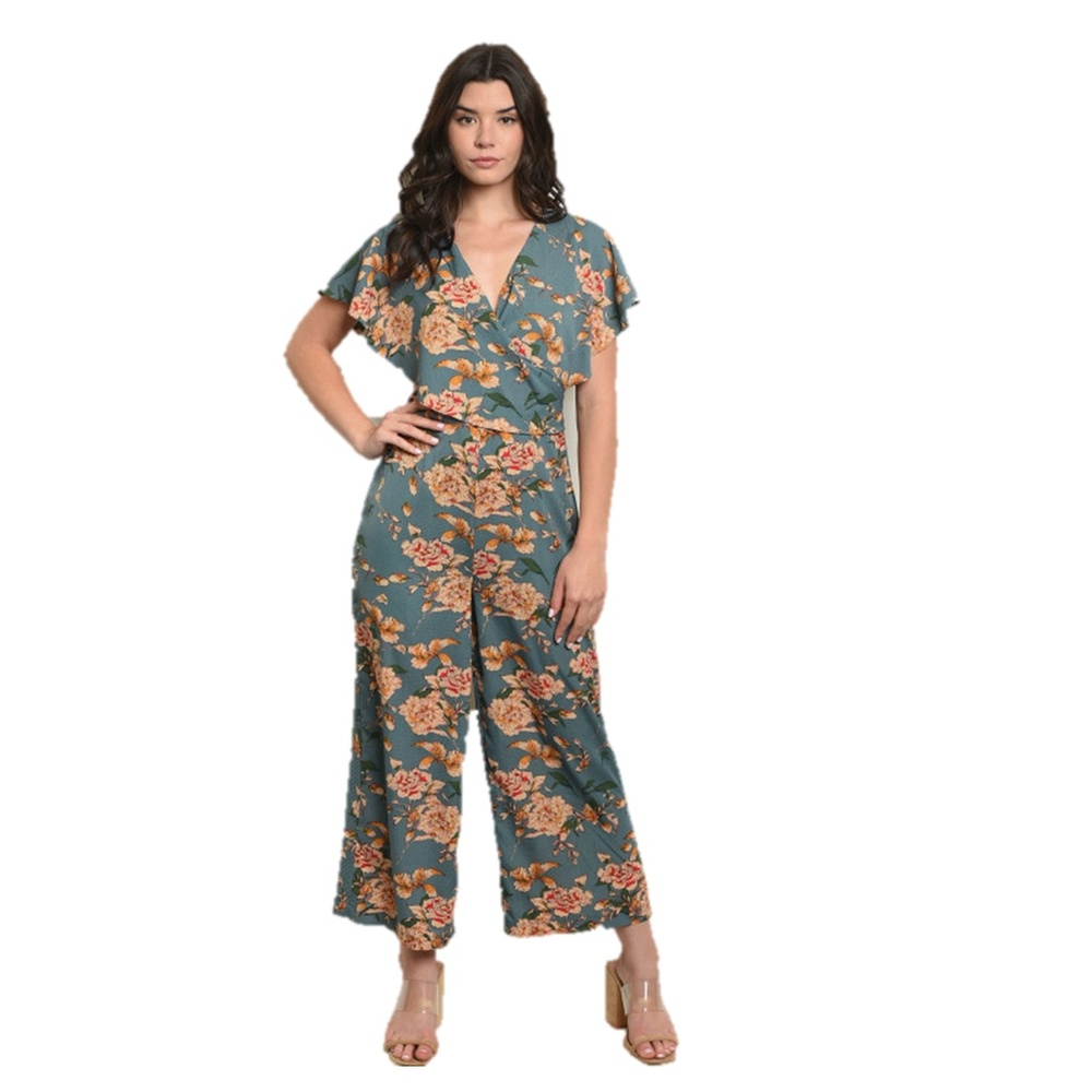 ♥️ LAST 1! Floral Print Jumpsuit - Picture 6 of 7